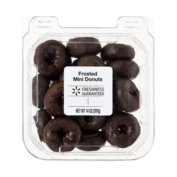 Best seller Freshness Guaranteed Chocolate Frosted Mini Donuts, Bakery Clamshell, 14 oz $3.16 22.6 ¢/oz
