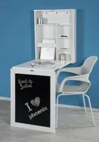 Klapptisch Country mit Schrank, Weiss