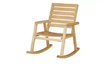 Schaukelstuhl aus Massivholz Rocky