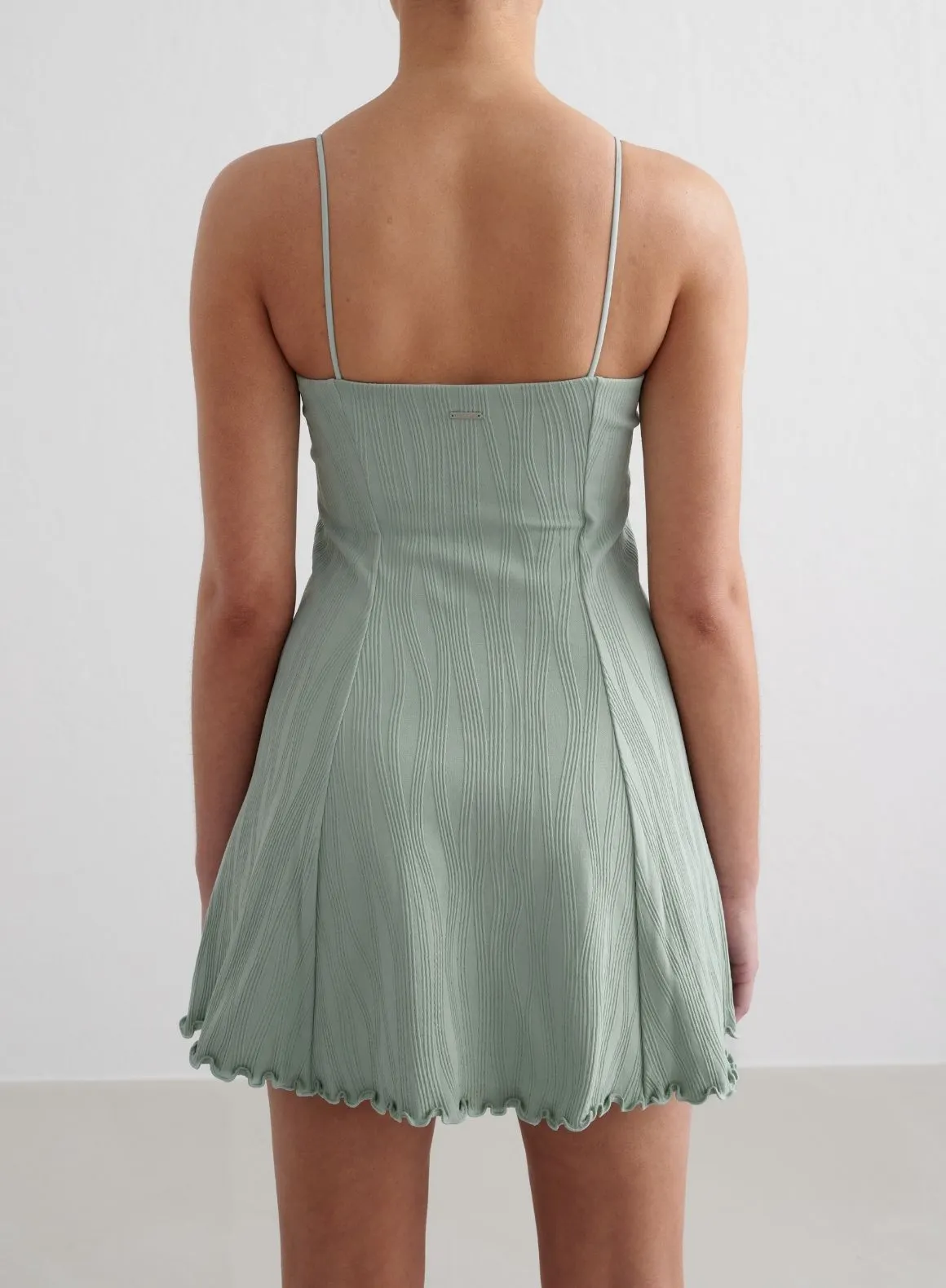 Aqua Tulip Dress