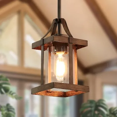 Hukoro 3-Pack 3 -Light Brushed Nickel Modern/contemporary Clear glass Bowl Mini Hanging Kitchen Island Light