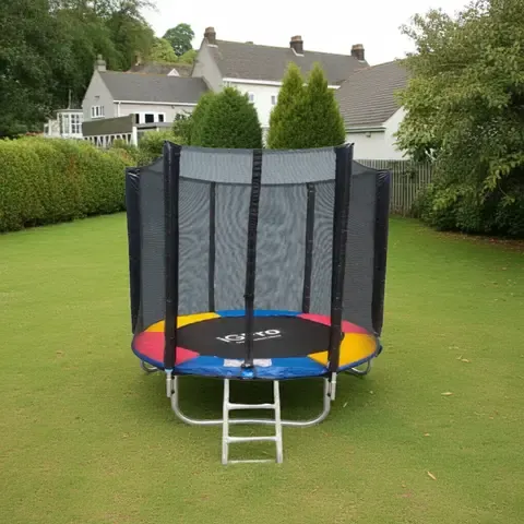 Cama Elastica con Malla y Escalera 3,66 mt 12FT