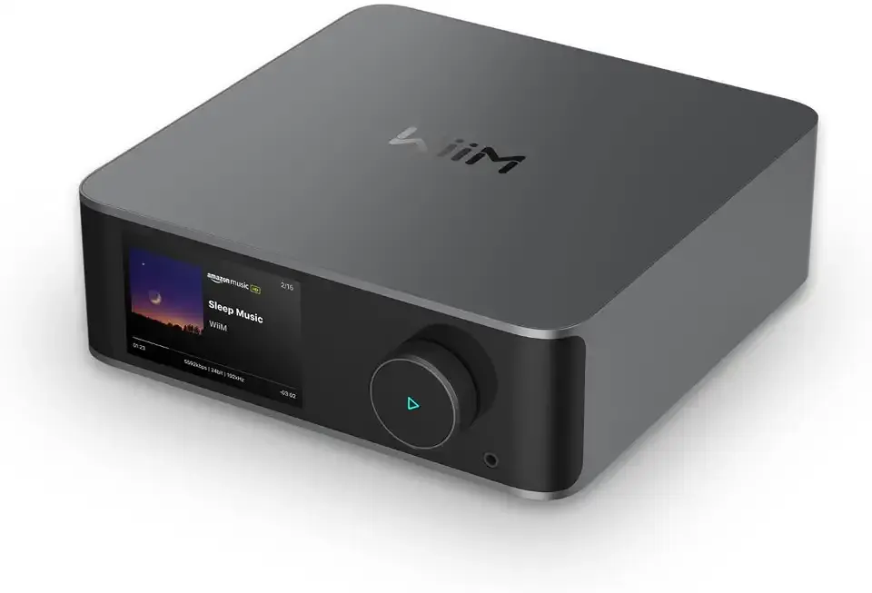 WiiM Ultra Hi-Res Music Streamer with Touchscreen & ESS DAC, Space Gray | Wi-Fi Streaming, RoomFit Correction, HDMI ARC, Phono Input & Multi-Room Audio