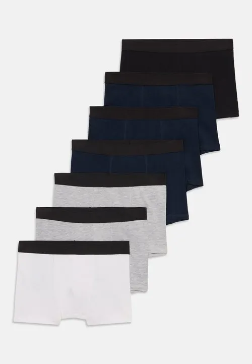 7 PACK BOXER BRIEFS - Boksershorts - white/mottled dark grey/multi coloured