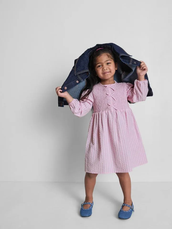 18 mois–8 ans | Robe en crêpe à nœud
