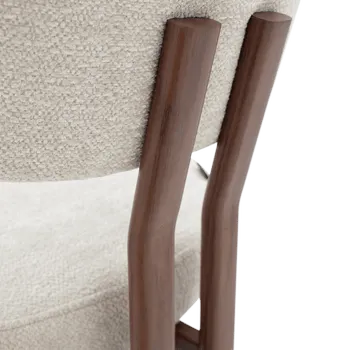 Stoel ARDEN Soft Sand/Walnut foil