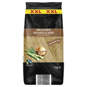 Brauner Rohrzucker XXL 1 kg