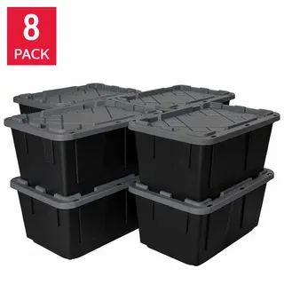 Greenmade 27 Gallon Storage Bin, 8-pack