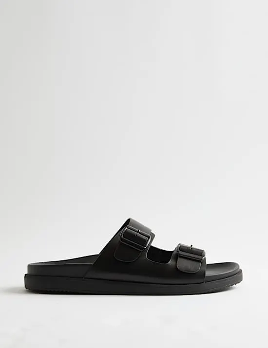 Ledersandalen mit 2 Riemen