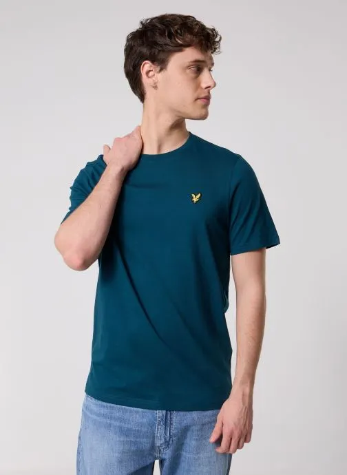 T-shirts Plain Tshirt heren blauw