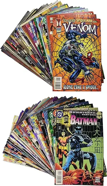 Comic Book Lot of 50 (Near Mint) Paperback Comic +BONUS GIFT
