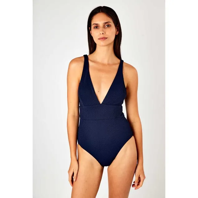 Badpak V-hals structure