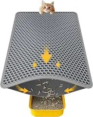 Powools Cat Litter Mat, 23.2 x 14.6 in, Water…
