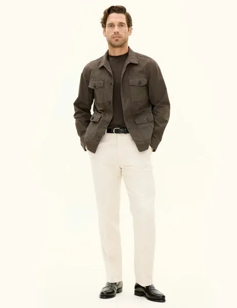 Safari Shirt Jacket Army Green