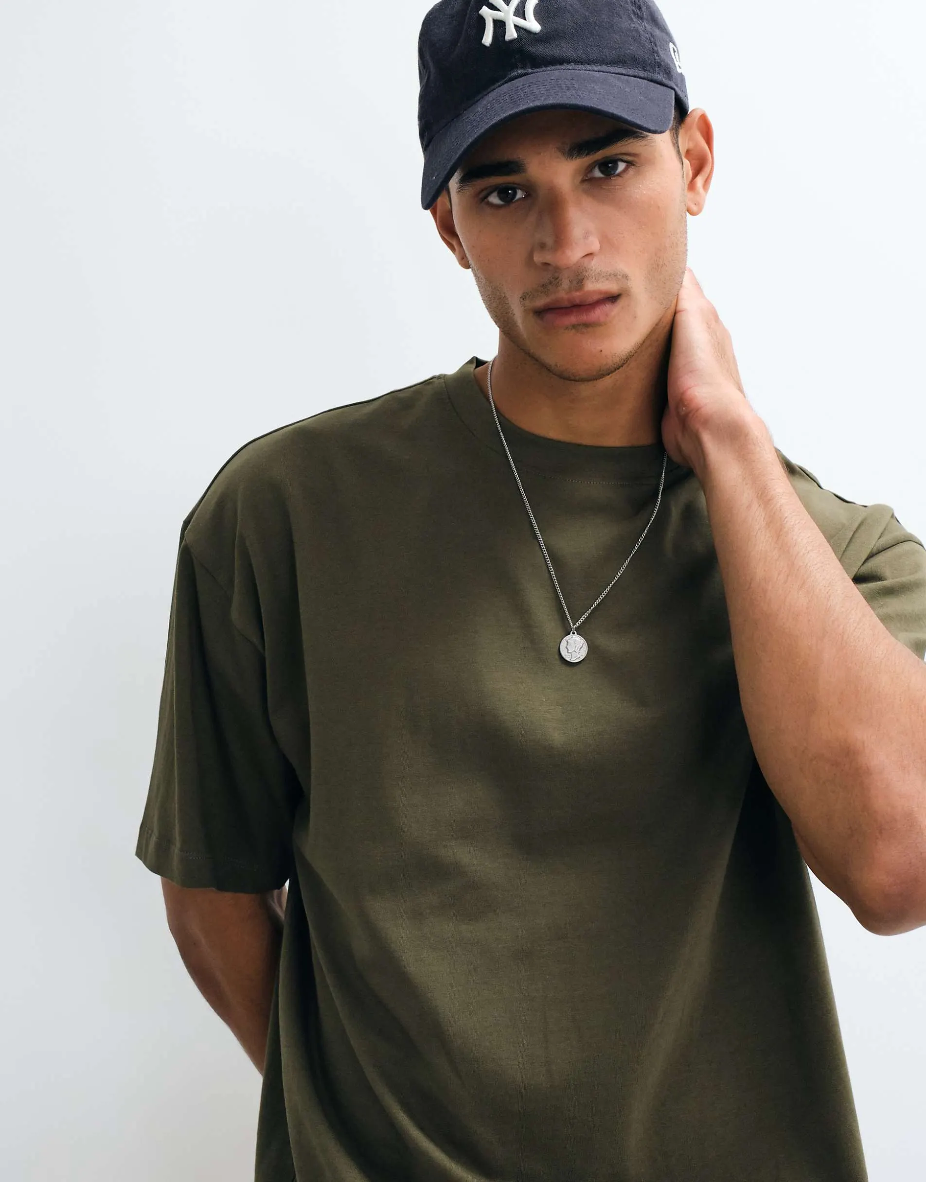 ASOS DESIGN Essentials oversized t-shirt in khaki