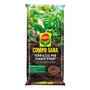 Terriccio COMPO Sana per piante verdi 10L