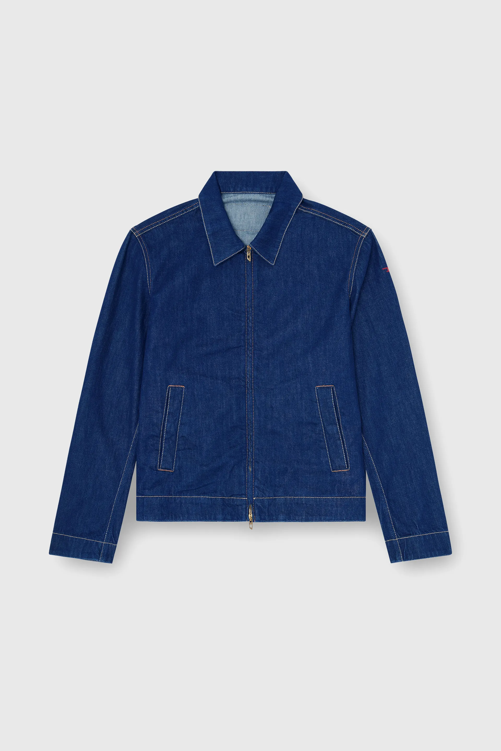 Coach jacket in rinse denim