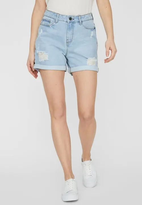 Jeansshorts - light blue denim