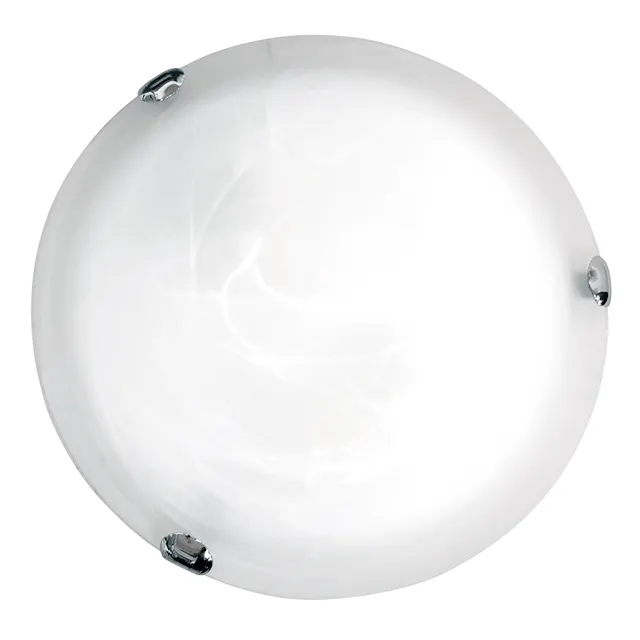 Plafoniera neoclassico Island Ø 30 cm argento IP20, 1XE27 INSPIRE