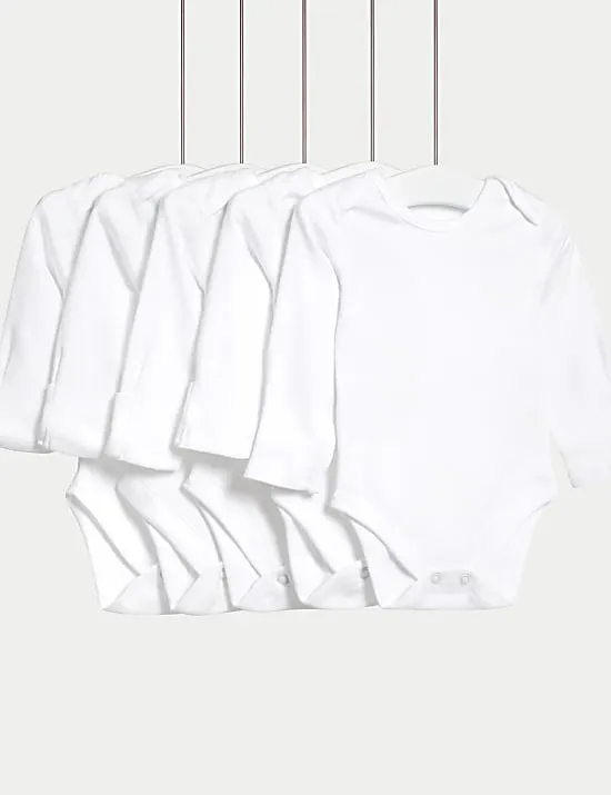 5er-Pack Bodys aus reiner Baumwolle (2,3 kg–3 J.)