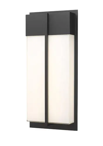 Z-Lite Nyx LED Black Outdoor Wall Light