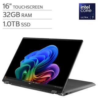 ASUS Vivobook 16" Flip OLED Laptop - Intel Core Ultra 7 Series 2 Processor - Full HD OLED Touchscreen (1920x1200) - 32GB RAM - 1TB SSD - Windows 11 Home