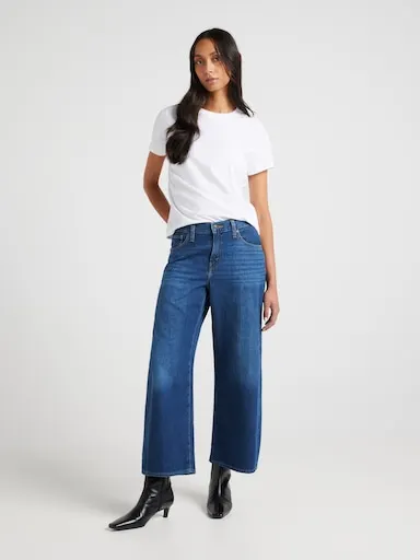 Levi's Middy Wide Leg Ankle Jean In Kiss Goodbye