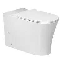 Inodoro largo Urban blanco con asiento