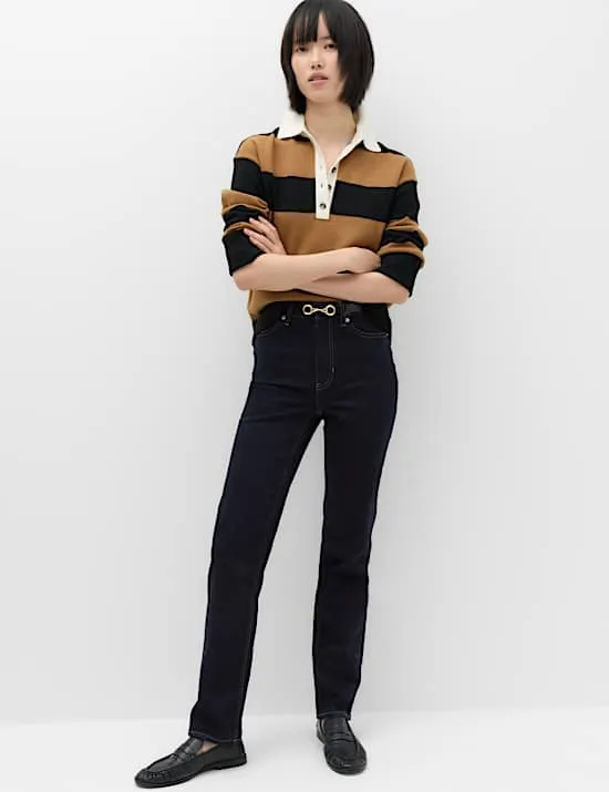 Gerade Jeans in mittlerer Höhe „Sienna“