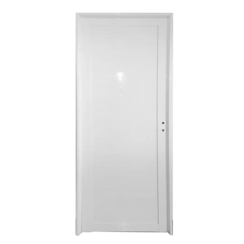 Puerta de exterior aluminio ciega blanco 80 x 200 cm derecha - Herfasa