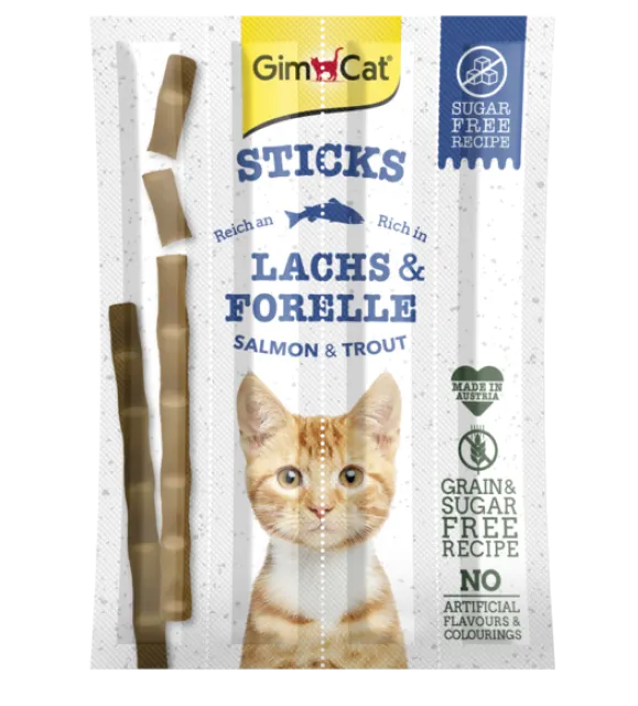 GimCat sticks zalm & forel 4 st