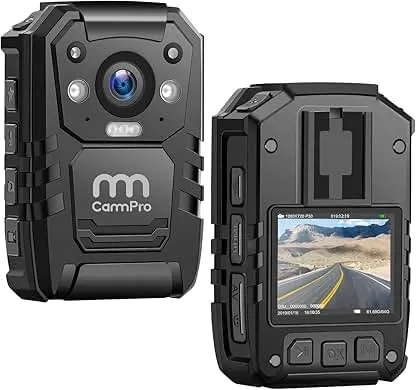 CammPro I826 1296P HD Police Body Camera,128G M…