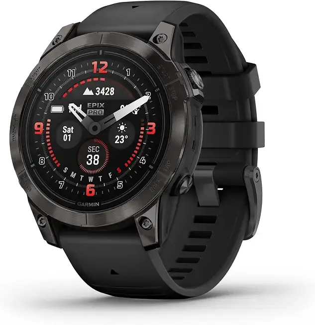 epix Pro (Gen 2) Sapphire, High Performance Smartwatch, 47mm, Black