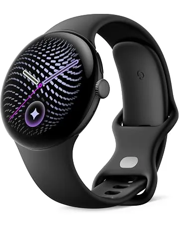 Google Pixel Watch 5 (45mm) - Android Smartwatch - Obsidian - Wi-Fi | Gemini Intelligence, domed display, comprehensive health and fitness tracking