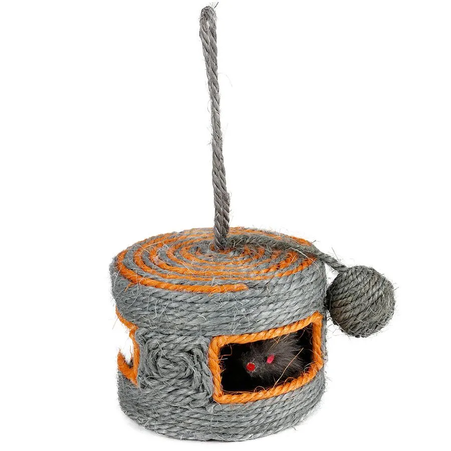 Kratzspielzeug für Katzen Mäuseburg 15x10cm