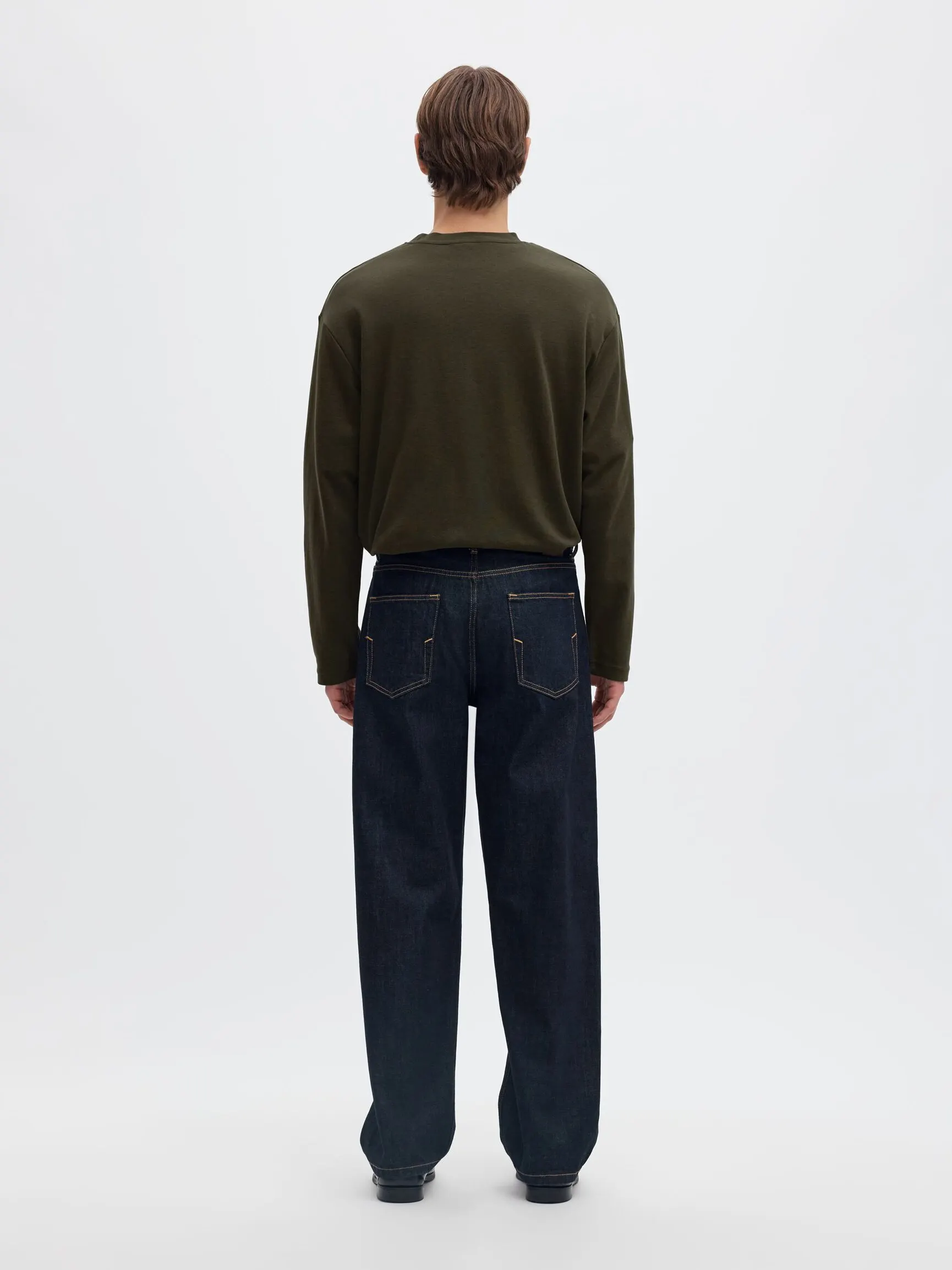 LOOSE FIT LANGERMET T-SKJORTE