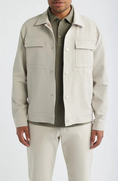 Croft Textured Shirt Jacket