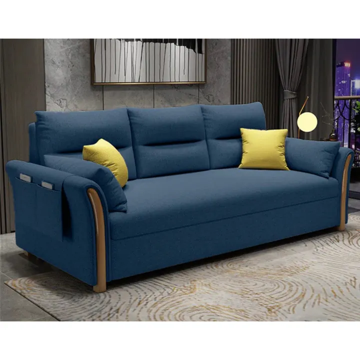 32" Sofa with Sleeper by Best Home - Blue