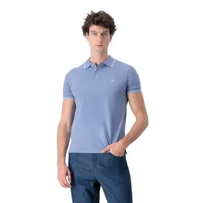Playera Hummo Hombre Tipo Polo Detalles En Contraste