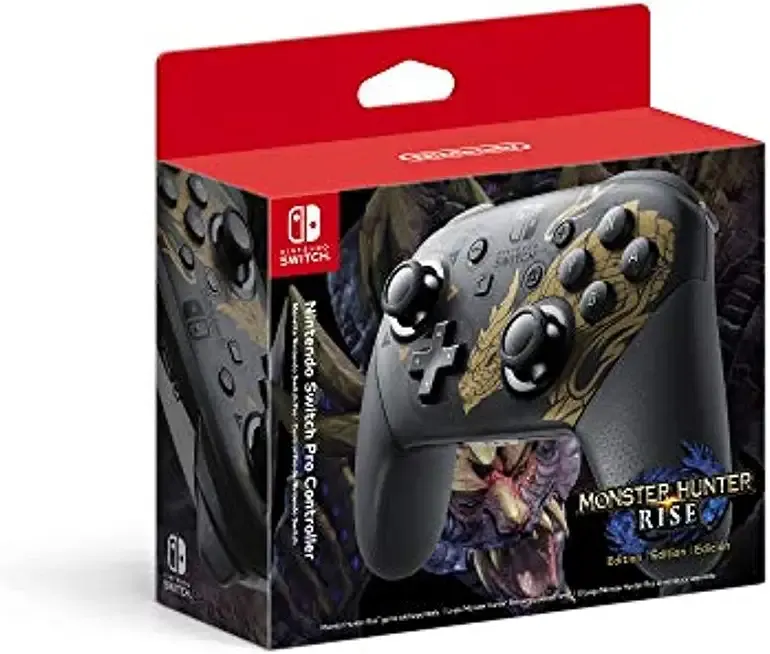 Nintendo Switch Pro Controller Monster Hunter Rise Edition - Switch