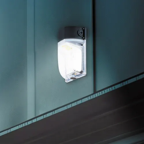 Patriot Lighting® Dusk-to-Dawn LED Bronze Outdoor Wall Pack Light