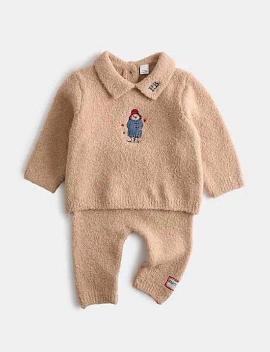 2-tlg. Paddington™ Strick-Outfit (3,2 kg – 12 M.)