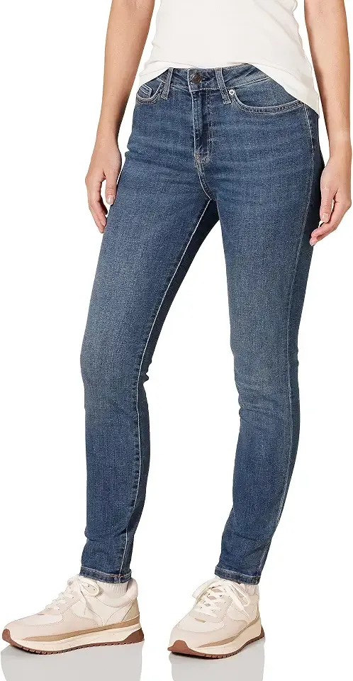 Women's High-Rise Skinny Jeans with Stretch, 5-Pocket Styling, 3 Inseam Lengths - Discontinued Colors