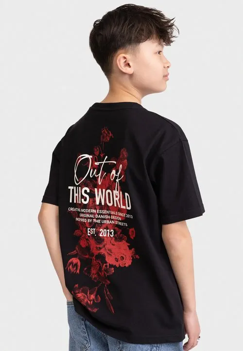 TEJONAS TEE REGULAR FIT - T-shirts med print - black art