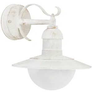 Applique classico da esterno bianco IP44 1X E27 INSPIRE