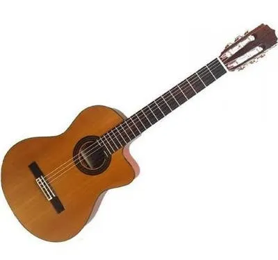 ARIA A-35SCE ELECTRIC NYLON STRING CLASSICAL GUITAR - SOLID CEDAR TOP