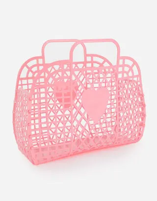 Borsa con manico - Tinta unita - Rosa