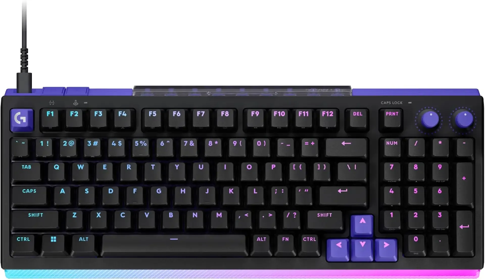 Logitech G512 X 98 TMR + Linear Switch Mechanical Gaming Keyboard - Black | Hot-Swappable 9x TMR Rapid Trigger + Linear Mechanical Switches, Gasket, PBT Keycaps, <8K, LIGHTSYNC RGB, for PC & Mac