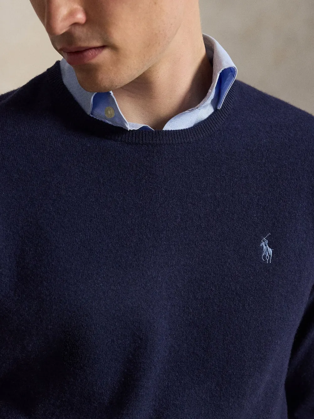 WOOL CREW NECK SWEATER