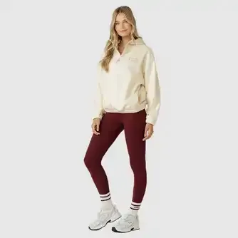 Lorna Jane Womens Nova Polar Fleece Quarter Zip Hoody